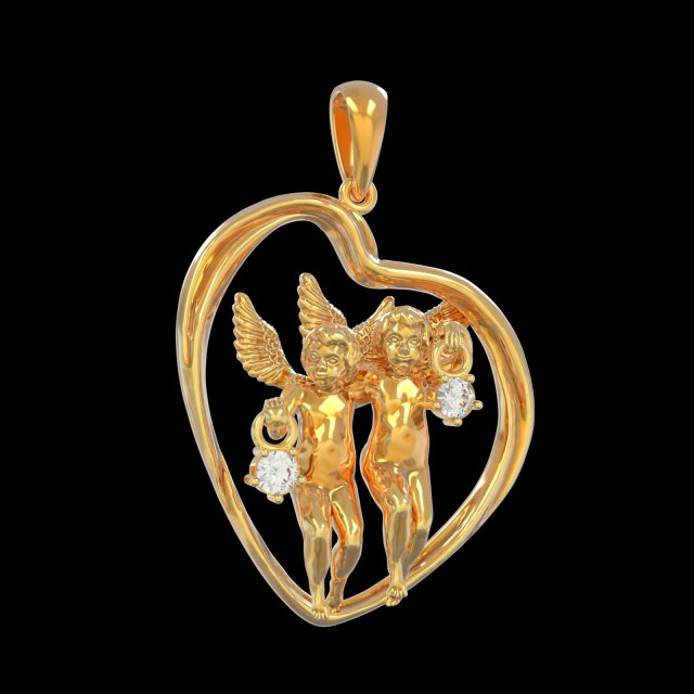 PENDANT P031 3D 프린트 모델 .c4d .max .obj .3ds .fbx .stl .blend 