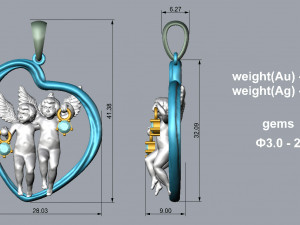 PENDANT P031 3D 프린트 모델