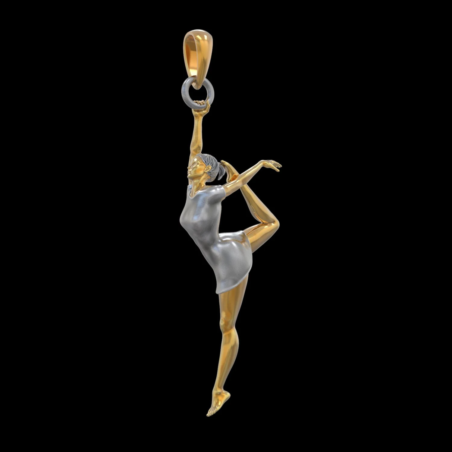 Gold silver silverjewelry jewelry FASHION GLAMOR TREASURE FINGER MINER CHARM jewellery jewel jewelry 3D Print Model .c4d .max .obj .3ds .fbx .stl .blend
