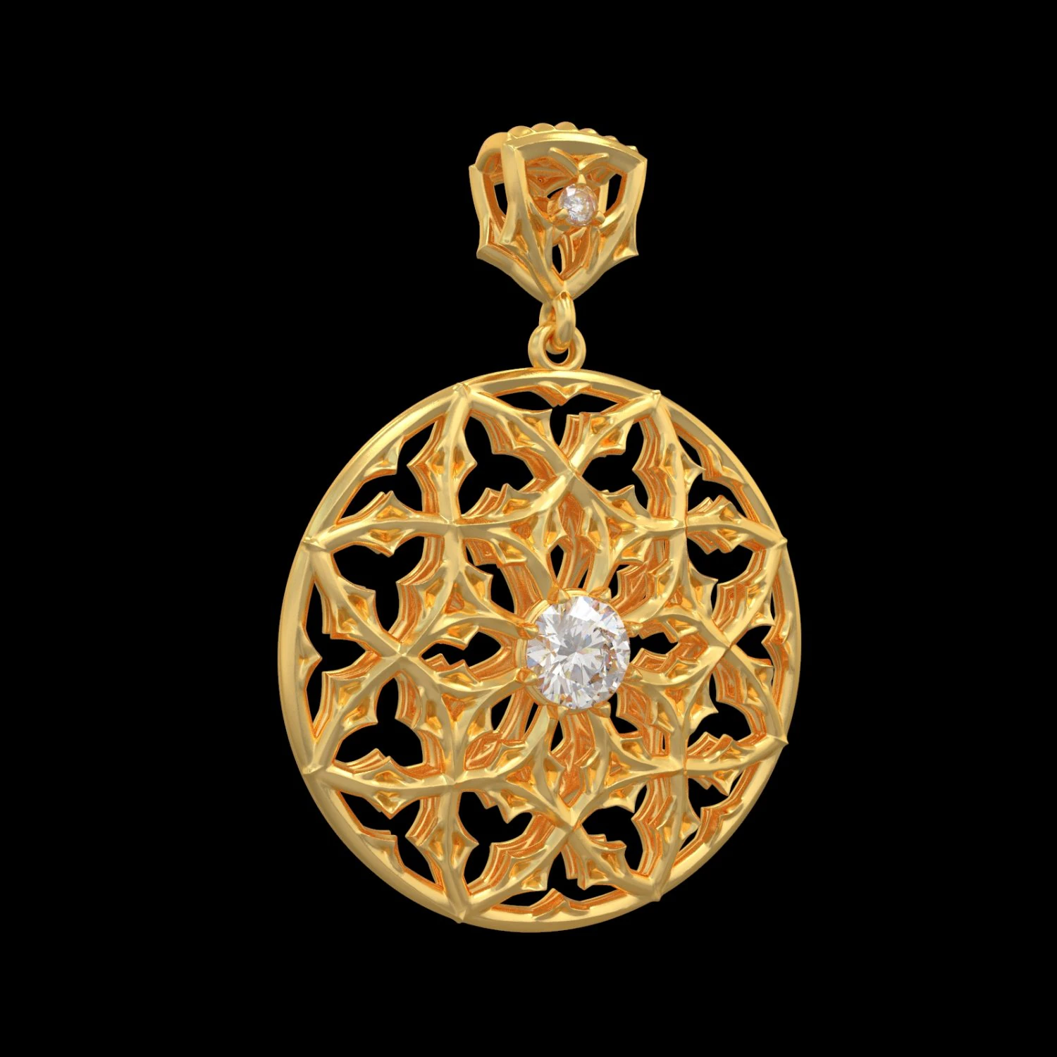 PENDANT P034 3D Print Model .c4d .max .obj .3ds .fbx .stl .blend