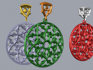 PENDANT P034 3D Print Model