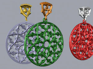 PENDANT P034 3D Print Model