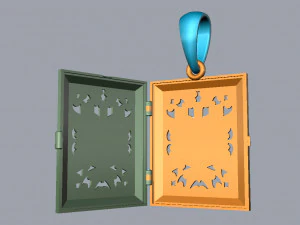 吊坠 P035 3D 打印模型