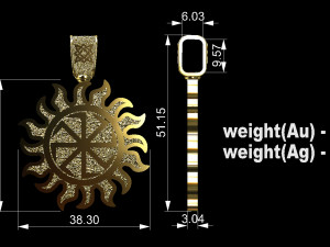 PENDANT P036 3Dプリントモデル
