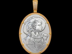 КУЛОН P039 3D Принт Модель