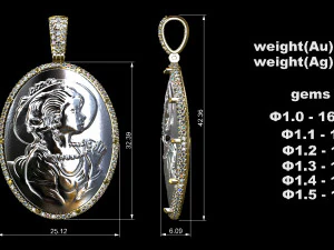 PENDANT P039 3D Print Model
