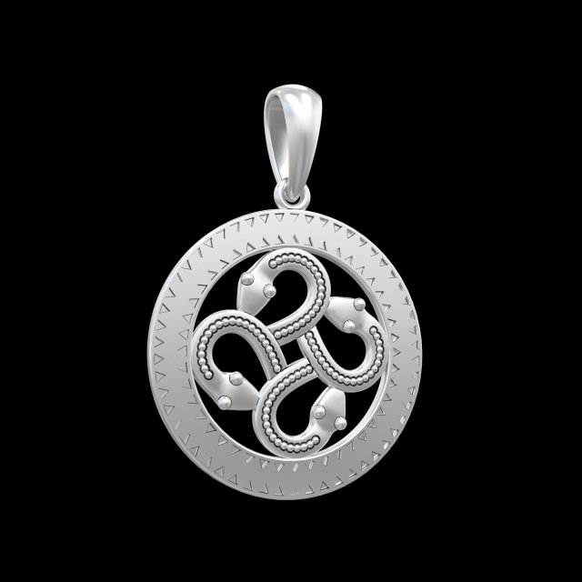 Pendant P042 3D Принт Модель .c4d .max .obj .3ds .fbx .stl .blend 
