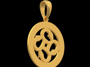 Pendant P042 3D Print Model