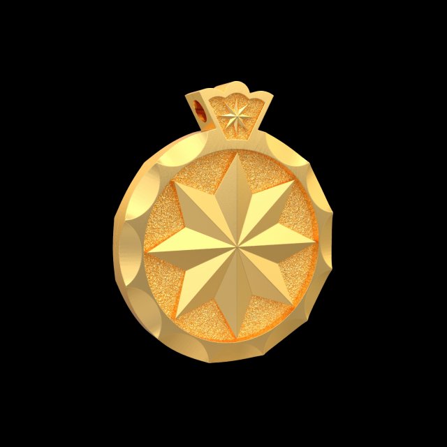 PENDANT P044 3D Принт Модель .c4d .max .obj .3ds .fbx .stl .blend 