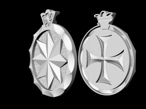 PENDANT P044 3D Print Model