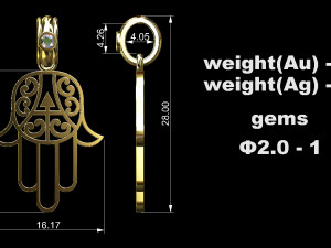 PENDANT P045 3D Baskı Modeli