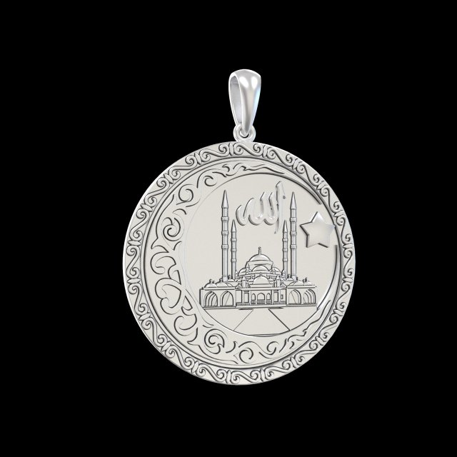 PENDANT P046 3D 프린트 모델 .c4d .max .obj .3ds .fbx .stl .blend 