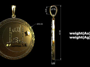 PENDANT P046 3D Print Model