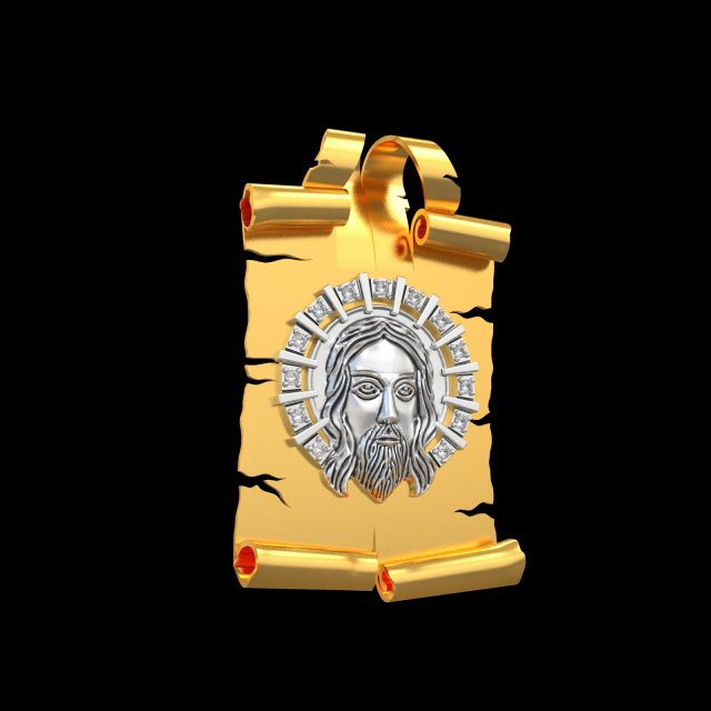 PENDANT P047 3D Print Model .c4d .max .obj .3ds .fbx .stl .blend 