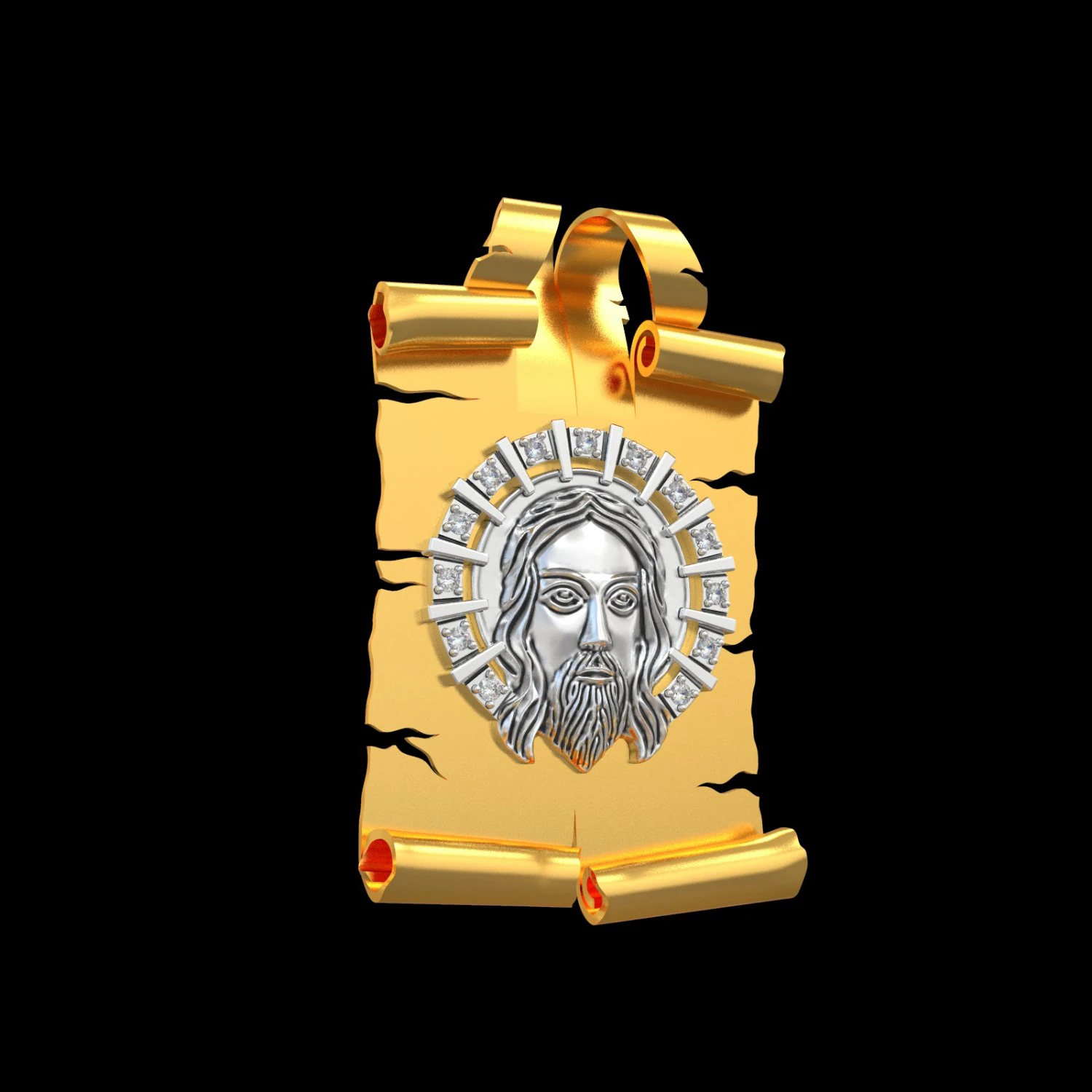PENDANT P047 3D Print Model .c4d .max .obj .3ds .fbx .stl .blend 