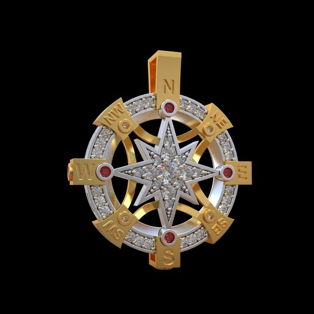 PENDANT P048 Model Cetak 3D .c4d .max .obj .3ds .fbx .stl .blend 