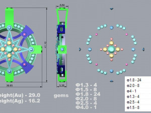 PENDANT P048 Model Cetak 3D