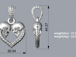 PENDANT P054 3Dプリントモデル