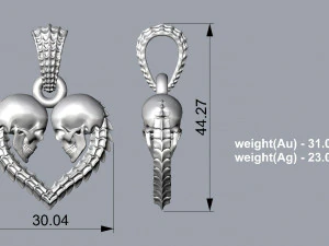 PENDANT P054 3D Print Model