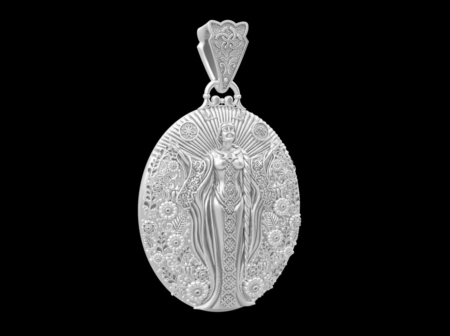 PENDANT P055 3D Print Model .c4d .max .obj .3ds .fbx .stl .blend 