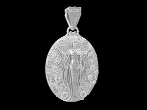 吊坠 P055 3D 打印模型