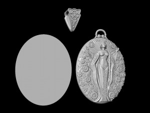 PENDANT P055 3Dプリントモデル
