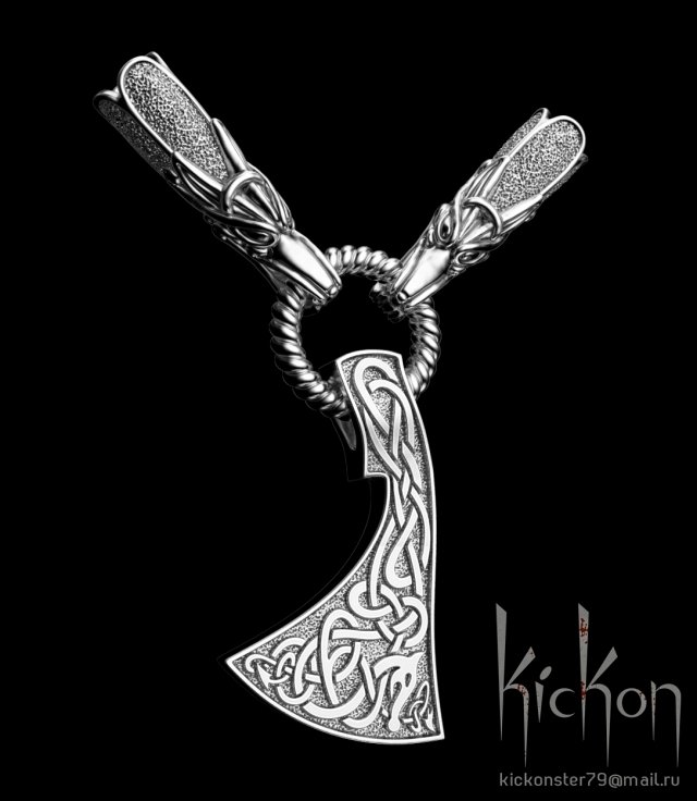 PENDANT P004 3D 프린트 모델 .c4d .max .obj .3ds .fbx .stl .blend 