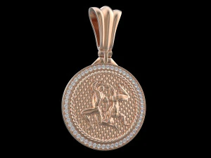 PENDANT P056 GEMINI 3D Print Model
