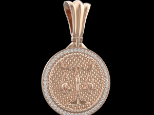PENDANT P057 LIBRA 3D Print Model