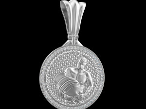 PENDANT P058 AQUARIUS 3D Print Model