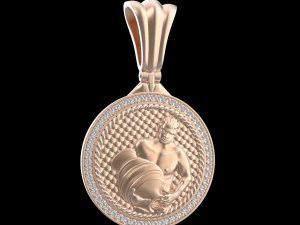 PENDANT P058 AQUARIUS 3D Print Model