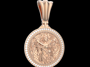 PENDANT P059 VIRGO 3D Принт Модель