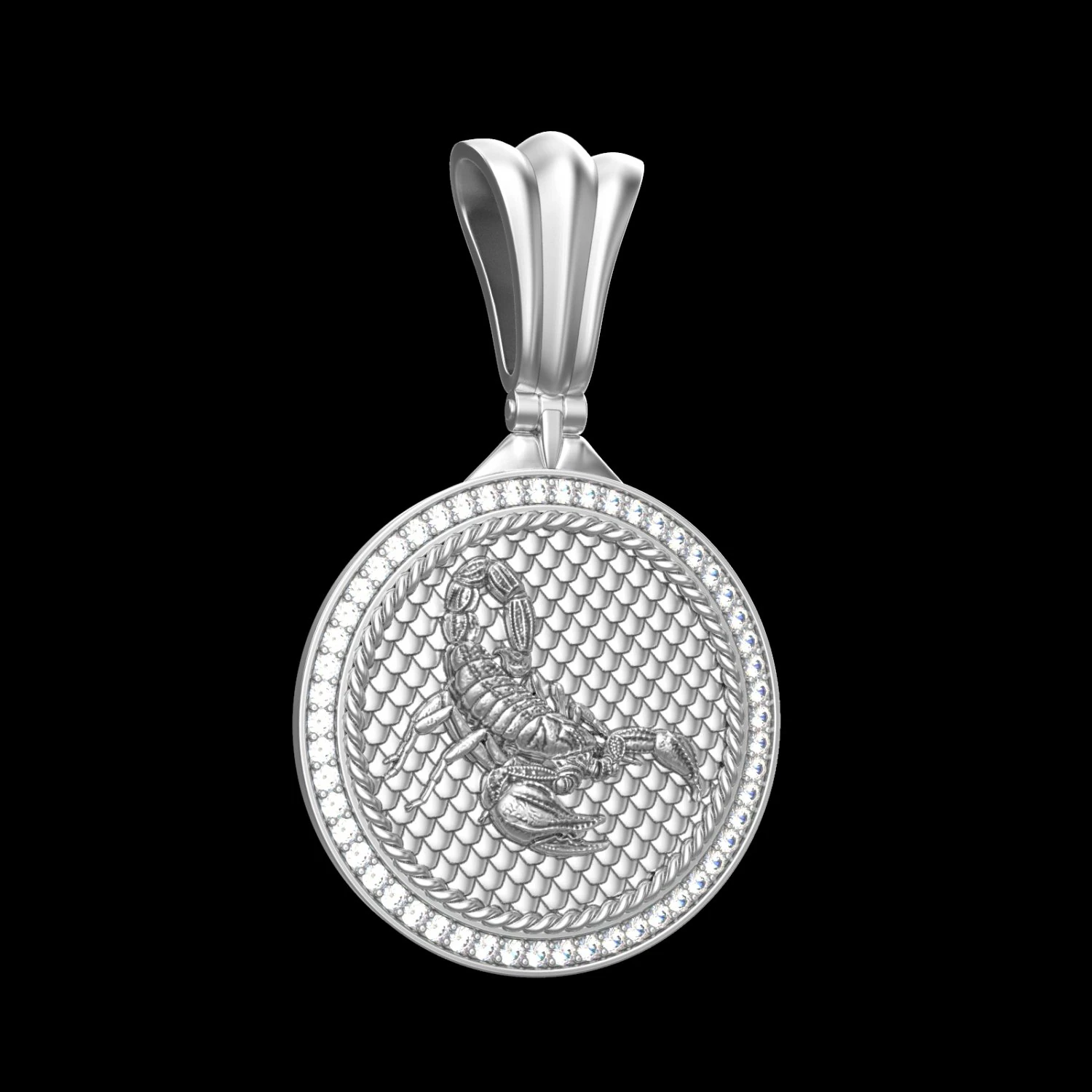 PENDANT P065 SCORPIO 3D Print Model .c4d .max .obj .3ds .fbx .stl .blend 