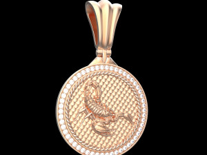 PENDANT P065 SCORPIO Model Cetak 3D