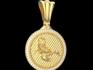 PENDANT P065 SCORPIO Model Cetak 3D