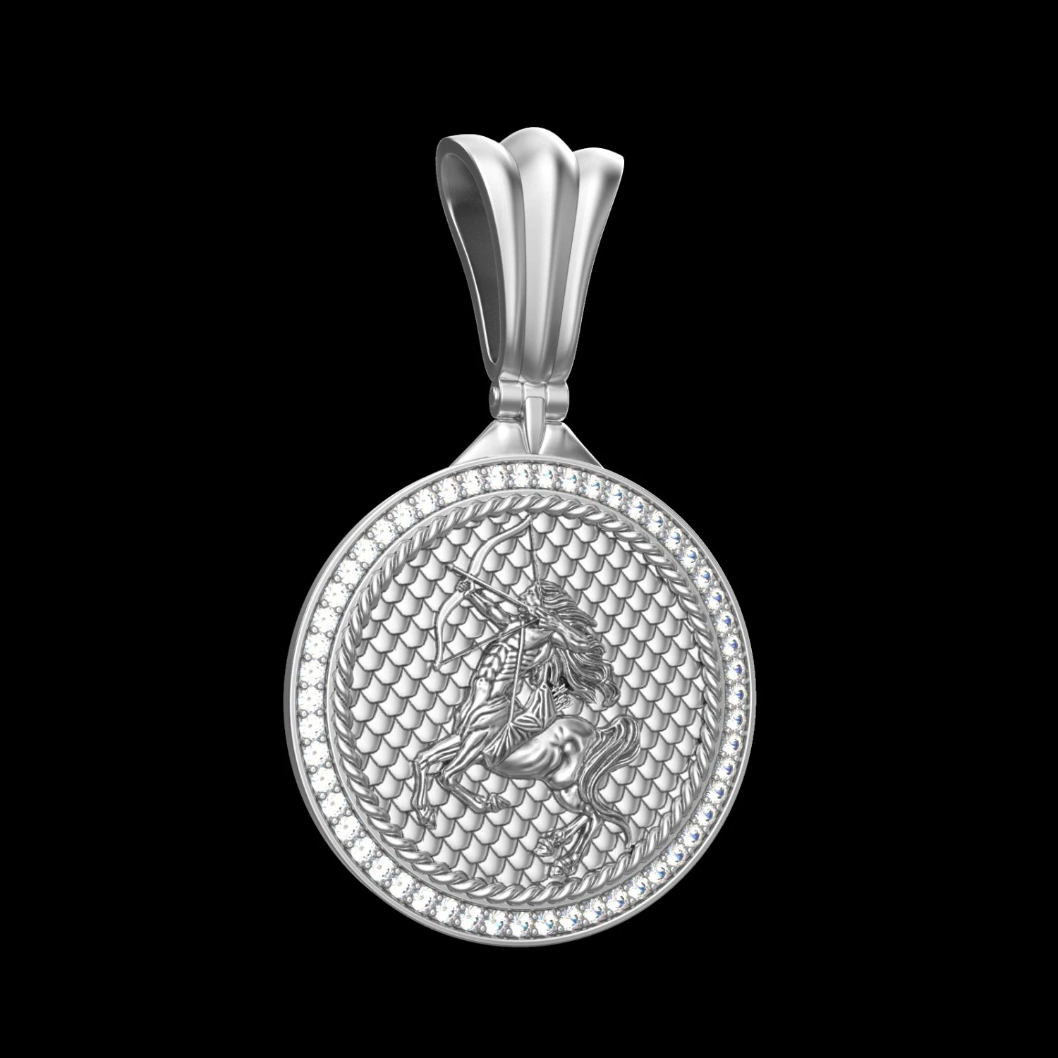 PENDANT P066 SAGITTARIUS 3D Print Model .c4d .max .obj .3ds .fbx .stl .blend