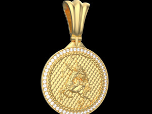 PENDANT P066 SAGITTARIUS Model Cetak 3D