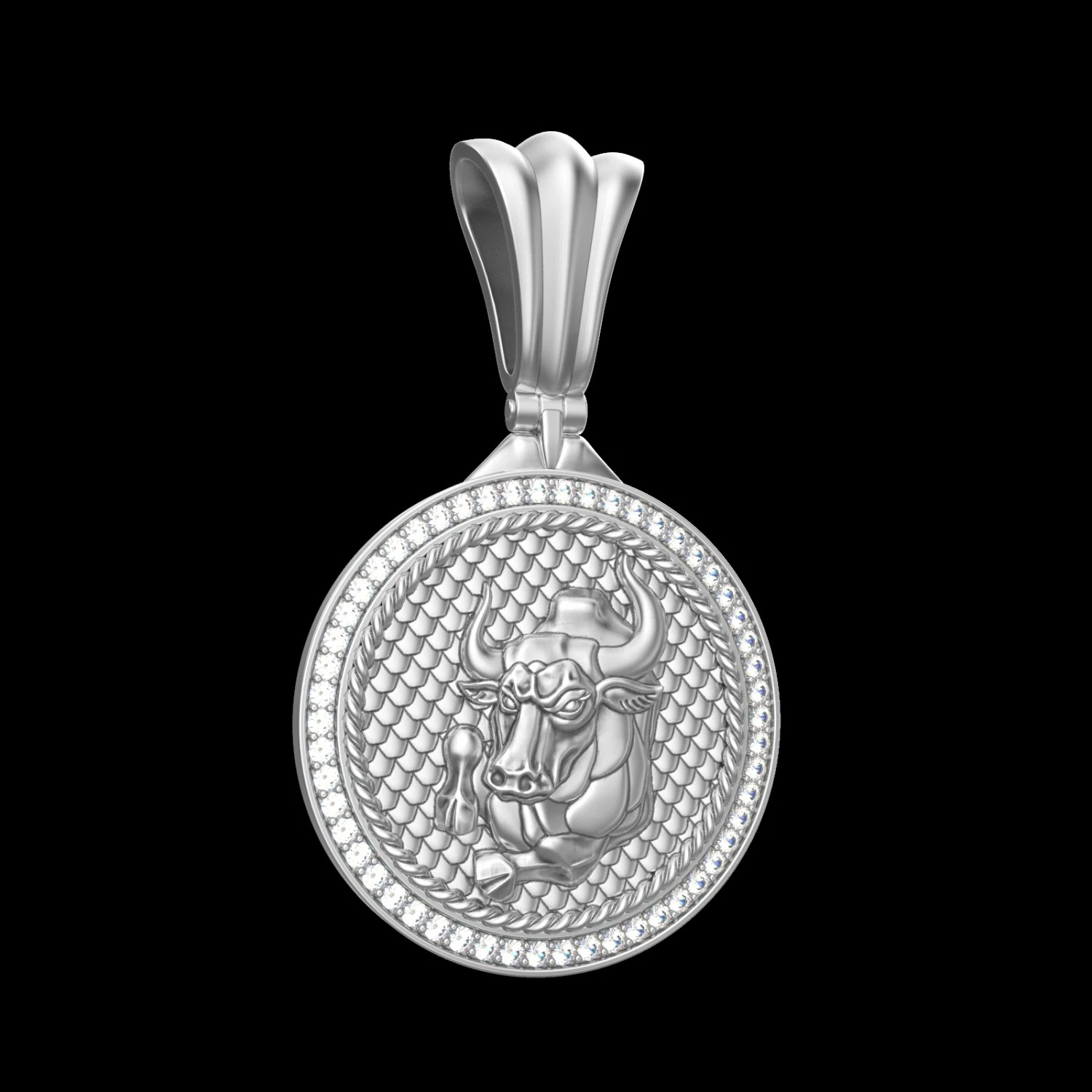 PENDANT P067 TAURUS 3D Print Model .c4d .max .obj .3ds .fbx .stl .blend 