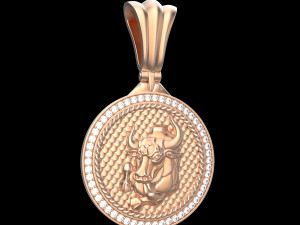 PENDANT P067 TAURUS 3D Print Model