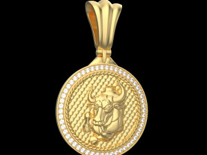 PENDANT P067 TAURUS 3D Print Model