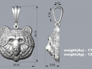 PENDANT P068 3D 打印模型