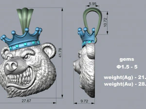 PENDANT P069 3D Print Model