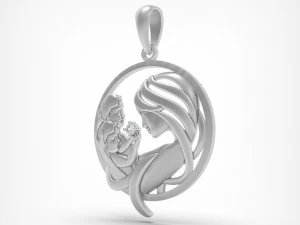 吊坠 P077 3D 打印模型