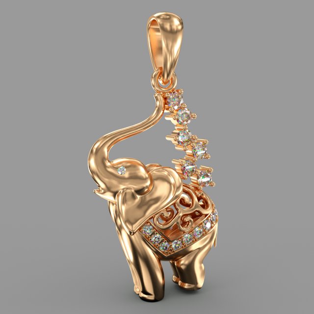 PENDANT P079 3Dプリントモデル .c4d .max .obj .3ds .fbx .stl .blend 