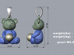 PENDANT P080 Modello di stampa 3D