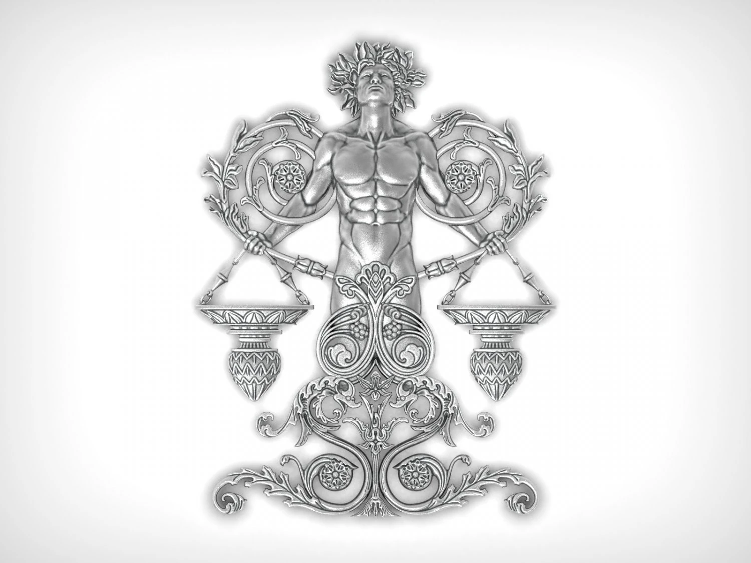 PENDANT P082 3D Print Model .c4d .max .obj .3ds .fbx .stl .blend 