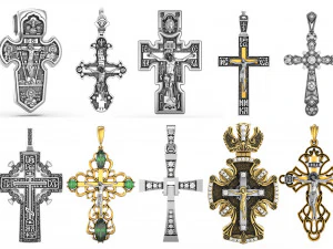 KRZYŻE ZESTAW 1 Model do druku 3D
