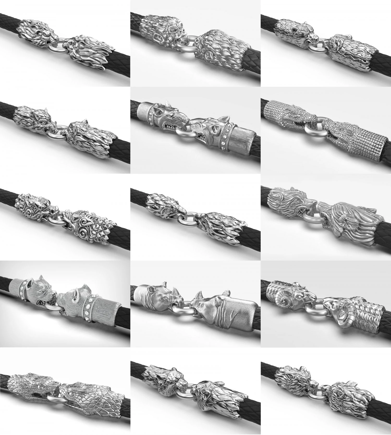 END PIECES FOR BRACELETS 5 MM 3D Print Model .c4d .max .obj .3ds .fbx .stl .blend 