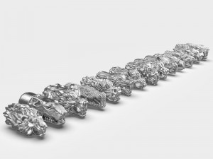 END PIECES FOR BRACELETS 5 MM 3D Принт Модель
