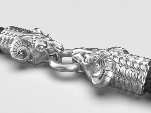 END PIECES FOR BRACELETS 5 MM 3D Print Model
